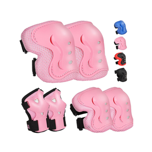 Kids Safety Protective Gear Set for Ages 3-12 Years, Adjustable Knee Pads, Elbow Pads, Wrist Guards for Boys Girls Youth Skateboard, Roller Skating, Scooter, Cycling