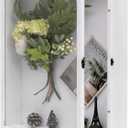 Muzilife Extra Large 16x20 Shadow Box Frame, 3.54" Deep Display Case with Linen Back & Solid Wood Frame, 8 Pins for Jerseys, Flowers, Wedding Keepsakes, Kids' Mementos, Tickets & Photos, White