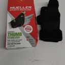 MUELLER Sports Medicine Adjust-to-Fit Thumb Stabilizer, Spica Splint, Thumb Pain Relief Brace for Men and Women, Ideal for De Quervain's Tenosynovitis, Arthritis, Sprains, Fits Right or Left (1 Count (Pack of 1), Black)