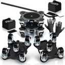 Furniture Movers with Wheels - Set of 4 Heavy Duty Furniture Lifter Tool with 2000 lbs Load Capacity, Easy Sliders Dolly for Moving Appliances, Sofa, Cabinet, and Piano etc (6.36.3IN)