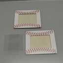 Denylo pro 2 Pcs Baseball Picture Frame 4x6 Inch Baseball Tabletop Picture Frame Sports Theme Photo Frame Wood Frame Gifts for Fathers Day Team Player Women Men Athletes
