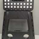 Dyforce Folding Step Stool 13", Heavy Duty Step Stools for Adults and Kids, Compact Foot Stools, Light-Weight Toddler Foldable Step Stool for Kitchen, Bathroom, Holds Up to 300 lbs (Black)