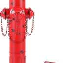 24" H Metal Fire Hydrant for Dogs to Pee On, Vintage Mid & Large Dog Fire Hydrant Pee Post for Outdoor Decor