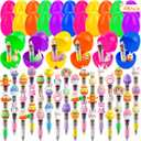 48 Pack Easter Eggs Bulk with Multicolor Pen in One - Easter Egg Fillers & Easter Party Favors, Non-Candy Basket Stuffers for Egg Hunt Gift