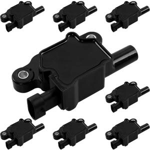 HQPASFY Square UF413 Ignition Coils Pack Set of 8 Compatible with 2005-2018 Chevy Camaro Avalanche Express 1500 2500 3500 GMC, Buick, Cadillac CTS Escalade Hummer Rapalce# UF413 D510C