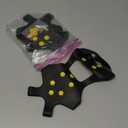 Sfee Ice Cleats for Boots Shoes, Snow Grips Cleats for Ice and Snow Anti-Slip Rubber Traction Cleats for Walking on Snow and Ice 10 Steel Studs Crampons for Hiking, Walking, Climbing, Jogging (XL(Women(13-16)/Men(11-14))