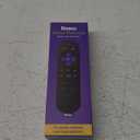 Roku Voice Remote | Replacement TV Remote Control with Voice Control, Simple Setup, & Pre-Set App Shortcuts - Compatible with Roku TV, Players, & Audio Devices Black