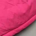 Amazon Essentials Women's Short Waisted Puffer Jacket (Large, Neon Pink)