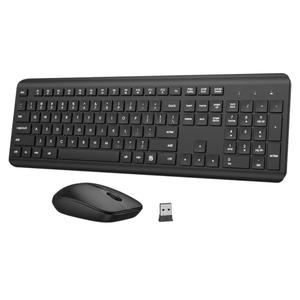 Wireless Keyboard and Mouse Combo, Full-Size Silent Ergonomic Keyboard and Optical Mouse, Long Battery Life, 2.4GHz Lag-Free Cordless Mice Keyboard for Computer, Mac, Laptop, PC, Windows