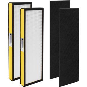 FLT4825 Replacement Filter B Replaces AC4825 AC4825DLX AC4825E replacement filter (FLT4825 hepa filter b replacement Pack of 3 x HEPA Filters + 3 x Carbon Pre-Filters) by Blutoget