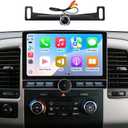 10" QLED Car Stereo for Ford F150 (2004-2008) & F250 F350 F450 (2008-2016) - Wireless CarPlay Android Auto Radio with Physical Volume Knob Keybutton, Android 13, 4G RAM+64GB ROM, 1080P Backup Camera 