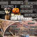 8 x 8 Pcs Pirate Sign Cutouts Set Pirate Party Signs Paper Cut Out Double Side Indoor and Outdoor Wall Decorations for Party Theme Events 11.81 x 2.76 Inch