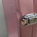 Joligrace Rolling Manicure Table 5 Drawers Foldable Nail Desk Cosmetology Case on Wheels Makeup Case with Brush Pouch for Technician Workstation Mobile Makeup Artist Trolley, Shiny Pink