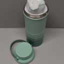 Momcozy 22oz Portable Breast Milk Cooler for Outdoor, Life Saver with 360 Total Cooling for 24 Hours, Larger Capacity Travel Breastmilk Chiller with 2pcs Baby Bottles for Breastmilk Storage, Green