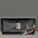 Italy Italian Flag License Plate Frame Funny Patriotic License Plate Frames Green White Red Auto Accessory Bracket Stainless Steel License Plate for Women Men 6x12 Inch