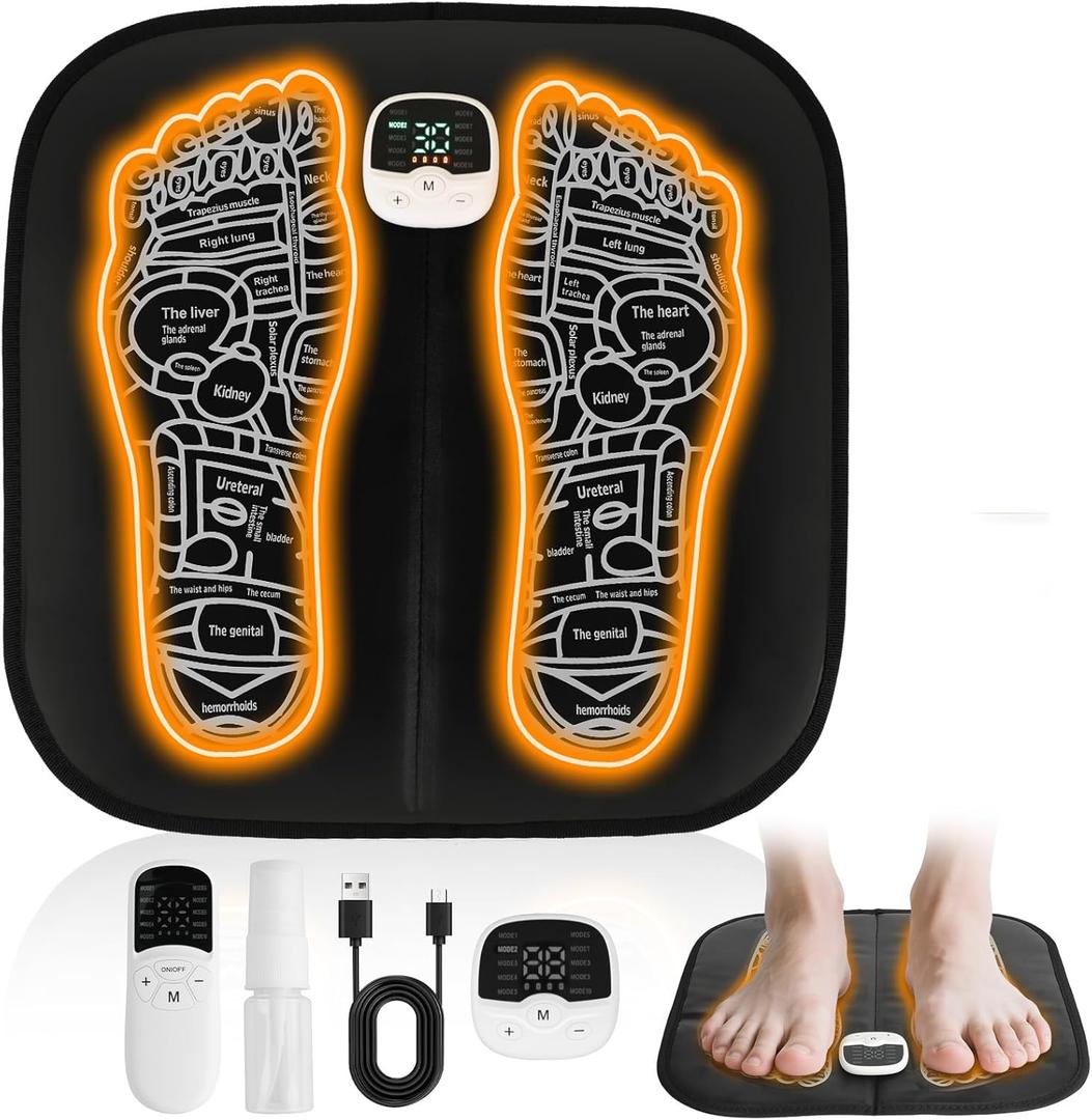 Body & Foot Stimulator, Ems foot massager for relief of pain ,intractable pain and relief of pain associated with arthritis. improve and facilitate muscle performance. increase local blood circulation