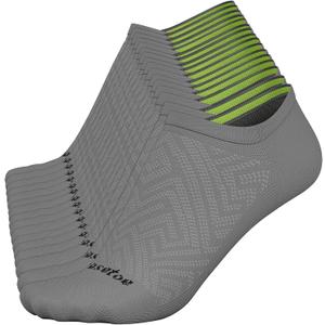 No Show Socks Women, 8 Pairs Low Cut Ankle Non Slip Casual Invisible Liner Athletic Running Socks (Grey)