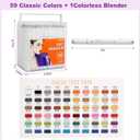 Alcohol Markers, 60 Colors Dual Tip Art Markers with Carrying Case, Drawing Marker, Coloring Marker for Book Painting Card Making for Adults Kids.