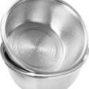 Colander and Bowl Set 6.0QT (2-in-1) - Thickened 304 Stainless Steel Kitchen Strainer Bowl for Fruit, Pasta, Vegetables, Rice - Heavy Duty, Induction Cooker & Dishwasher Safe