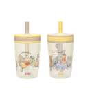 Zak Designs Disney Winnie the Pooh Kelso Toddler Cups For Travel or At Home, 15oz 2-Pack Durable Plastic Sippy Cups With Leak-Proof Design is Perfect For Kids (Winnie the Pooh & Friends)