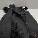 Wenven Women's Winter Warm Sherpa Lined Jacket Heavy Parka Coat with Hood (XX-Large, Black)