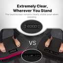 MERACH Vibration Plate Exercise Machine, Vibrating Platform for Lymphatic Drainage Weight Loss Muscle Activation, Full Body Home Exercise Equipment with LED Touch Screen Bluetooth Pull Cord