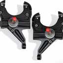 2.5" Drop Spindles, Front Lowering Suspension Knuckle Kit Compatible with 1963-1970 Chevy C10 w/Disc Brakes 2WD Only, Pickup, Panel Truck, Suburban, # M0117K35-1 M0117K35-2