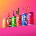 Poppi Sparkling Prebiotic Soda Beverage with Apple Cider Vinegar, Seltzer Water and Fruit Juice, Major Mix Variety Pack 12 Fl Oz, Pack of 12,  (EXP 08/14/26)