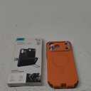 ESR for iPhone 17 Pro Max Case with Stash Stand, 7X Military-Grade Drop Protection with Camera Control, Shock-Absorbing Phone Rugged Cover, Compatible with MagSafe Accessories, Cyber Series, Orange