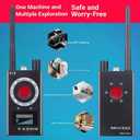 Hidden Camera Detector, GPS Tracker, and Infrared Camera Three in one Anti spy Detector for Easy Portability. Suitable for Hidden Device detectors in Airbnb, Hotels, bathrooms, Homes, and Offices