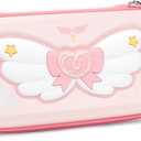 GeekShare Switch Carrying Case for Switch/OLED,Portable Switch Case, Slim Hardshell Travel Carrying Case fit Switch Console & Game Accessories - Star Wings Series