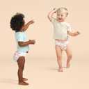 The Honest Company Comfort Dry Disposable Daytime Diapers, Hypoallergenic, Fragrance-Free, Sensitive Skin, Wingin' It + Catching Rainbows, Super Club Box Size 5 (27+ lbs), 84 Count