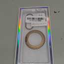 for Samsung Galaxy Z Fold 7 Case with Magnetic Ring Holder, 360 Rotating Bracket, Built-in Front Screen Len Protector, Anti-Yellowing & Anti-Fingerprint Crystal Clear Case.(Gold)