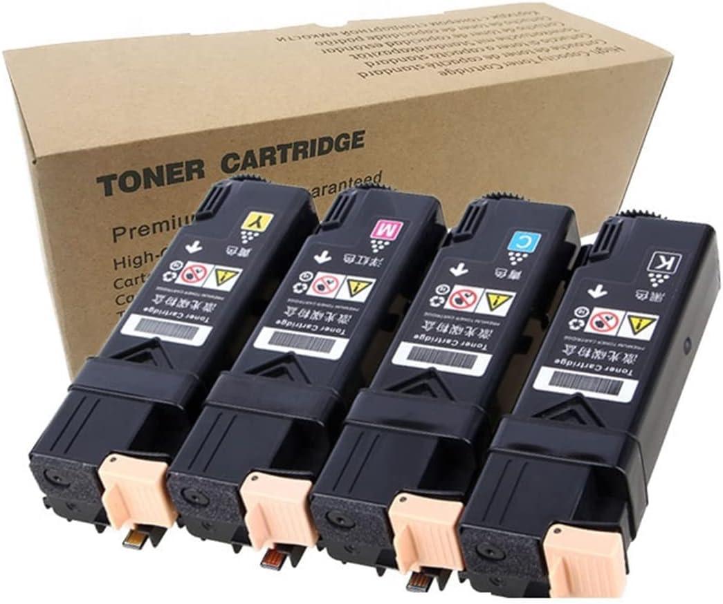 Compatible for Xerox 6500 6505 Toner Cartridge Replacement for Xerox Phaser 6500 WorkCentre 6505 Printer Ink Cartridge 106R01597 106R01594 106R01595 106R01596 (4 Pack) Black Cyan Magenta Yellow