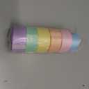 Pastel Ribbon Set 1 Inch x 60 Yards, 6 Rolls Pastel Rainbow Satin Ribbon for Easter Decor, Spring Decorations, Bridal Shower, Gift Wrapping, Bouquets, Party Supplies and Crafts