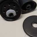 Bosu Balance Ball Exercise Trainer, Home Gym Equipment w/Guided Workouts & Pump, 26" Inflatable Fitness Platform for Strength Training, Standing, Balancing, and Core Workout (Light Blue/Black)