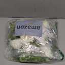 Yastouay 6.4 Ft Fuller White Flower Garland with Light and 3D Butterfly, Artificial Eucalyptus Garland with Fake Rose for Table Centerpiece Wedding Arch Baby Shower Party Room Backdrop Decor