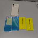 for Samsung Galaxy S22+ 5G Case,Liquid Silicone Upgrade [Soft Anti-Scratch Microfiber Lining][2 HD Screen Protector][Full Camera Protection] Shockproof Phone Case for Samsung S22 Plus 6.6 inch -White