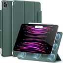 ESR for iPad Pro 12.9 6th/5th/4th Gen, iPad Air 13 Inch Case M3/M2 (2025/2024), Powerful Magnetic Attachment, Slim Trifold Stand Case, Supports Pencil Pro & PUSB-C, Rebound Series, Green