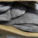 Electric Heated Blanket 90"x100" King Size for Safe All Night, Dual-Sided Microplush Sherpa for Bedroom Couch Use, 4 Heat Settings & 10 Hours Auto Off, Dual Controller, Machine Washable - Light Gray