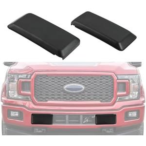OKPARZ Replacement for Front Left Driver & Right Passenger Side Bumper Guard Pad Cap Inserts End Cover 2018-2020 Ford F150 F-150 JL3Z17E810AB