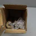 Gold Curtain Rod, 1 Inch Adjustable Heavy Duty Curtain Rods for Windows 30 to 56 Inch, Decorative Modern Window Treatment Rods, Telescopic Splicing Metal Drapery Pole, Easy Installation