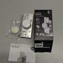 GE 3-Way Rotating Dimmer Switch, Push On/Off, Use with Dimmable LED, CFL, and Incandescent Bulbs, Includes Two Knob Colors, UL Listed, White/Light Almond, 18020