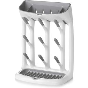 OXO Tot Space-Saving Bottle Drying Rack, Baby Bottle Organizer for Countertop