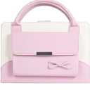 Albc Cute Case for iPad Mini 5 2019 / 5th Generation Mini / iPad Mini 4 / 3 / 2 / 1 - Smart Slim Handbag Leather Stand Cover with Auto Wake/Sleep Feature,Pink