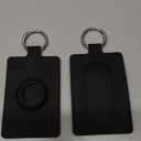 Card Holder for Tesla Keycard with AirTag, Soft Silicone Key Card Protective Case Cover for Tesla Model 3 Y S X, Key Holder with Keychain Key Rings - 2 Pack