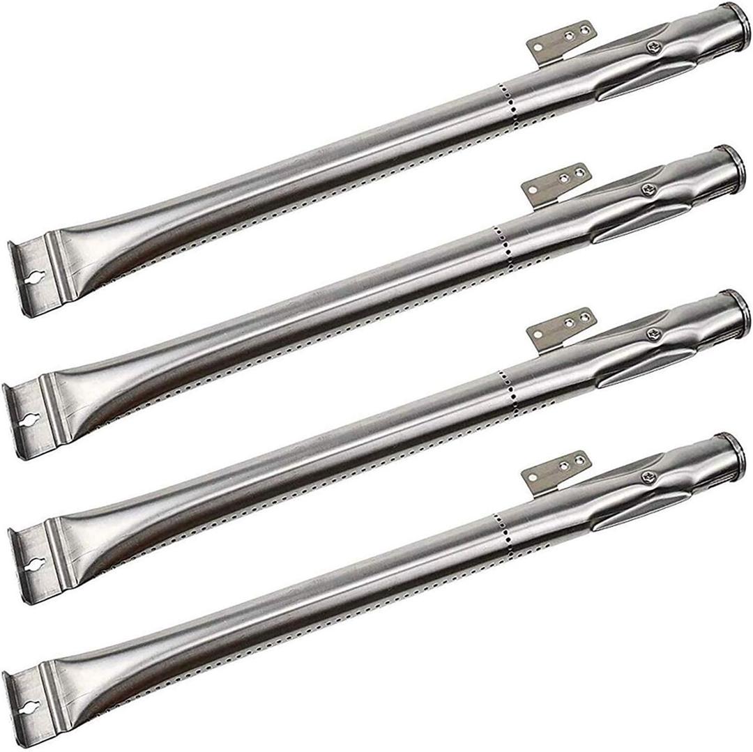 BBQ-Element Stainless Steel Grill Burner Tubes Replacement for Nexgrill 720-0830H, 720-0783E, 720-0864, Gas Grill Pipe Burners for Kenmore, Kitchen Aid, Nexgrill 720-0830A Gas Grill.(4 Pack) (4 Burner)