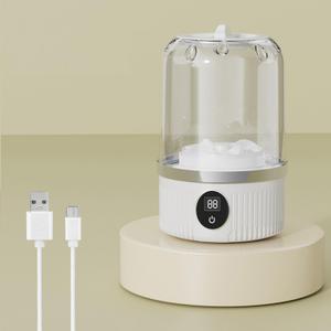 Portable Mini Washing Machine for Underwear, Socks, Baby Clothes – Rechargeable Cordless Compact Washer for Small Loads, Travel & Dorm Use – USB Charging Laundry Machine for Home, Apartment, RV