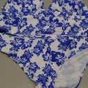 Floerns Women's Floral Print Halter Neck Tankini Top Two Piece Bathing Swimsuit, XL