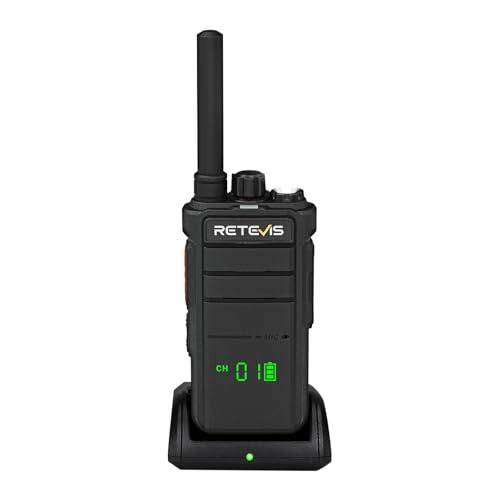Retevis RB26H GMRS Radio Long Range,Professional Grade Two Way Radio,Hidden Display,Type-C,Built in NOAA Flashlight VOX,Easy to Pair,High Performance Walkie Talkie for Camping Road Trip (1 Pack)